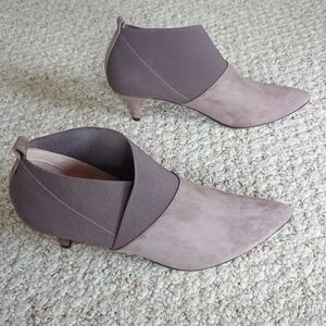 French Sole FS/NY Taupe Suede Ankle boots size 8.5